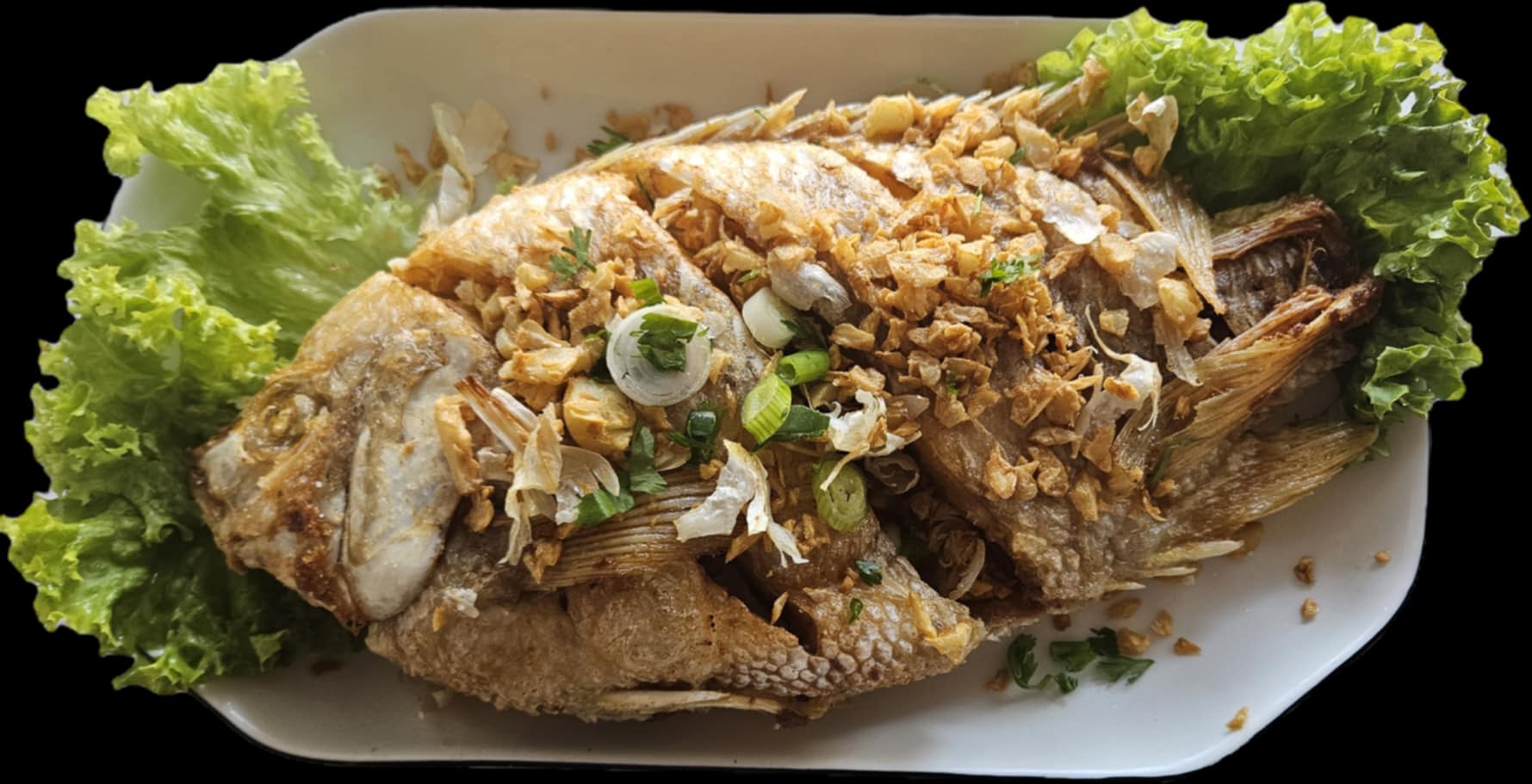 Deep Fried Tilapia Garlic